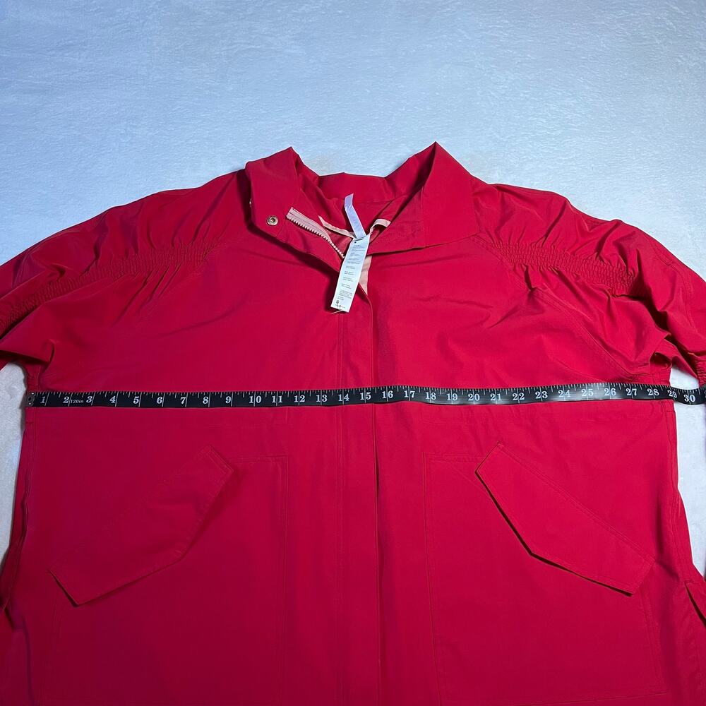Fabletics Red Drawstring Waist Jacket - Picture 12 of 16